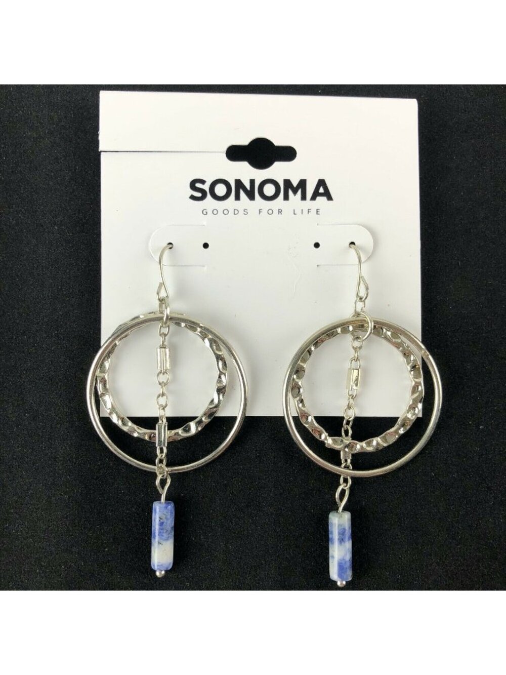 Sonoma Kohls Earrings Silver-tone Dangles 2"
